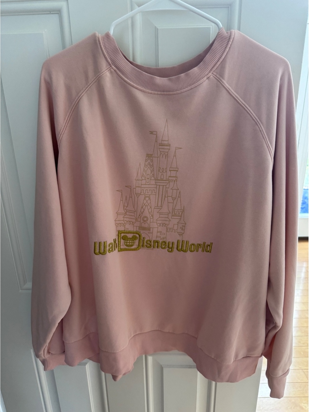 Walt Disney World Pink Castle Embroidered long sleeve XXL